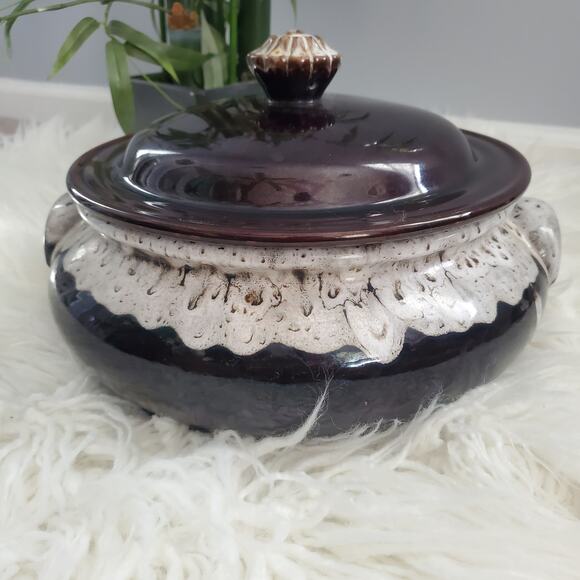 Nasco Bean Pot Old Hickory Drip Glaze Ovenware - Picture 1 of 11